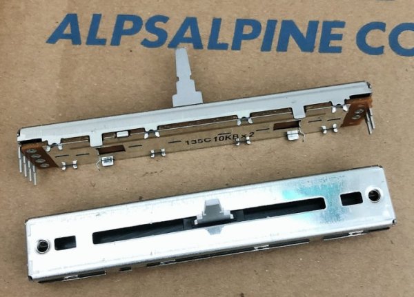 ALPS PIONEER DJM600 cross-cut fader 6 pin mixer slide potentiometer B10KX2
