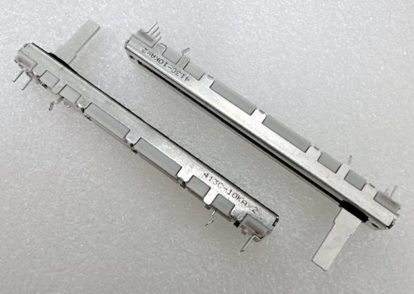 ALPS 75MM dual-unit slide potentiometer B10K D10K A20K for yamaha