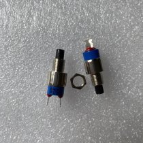  APEM 301ZQE Pushbutton Switch 2-Pin Reset 3A 125VAC Normally Open 6.3mm Hole