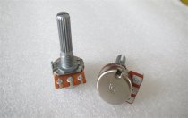 16 Type B10K soundwell Single-unit Stepped Audio Volume Potentiometer with Bent Pins Shaft 18mm 25mm