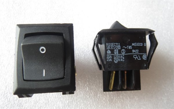 American Jialing RGSEC711 ship type switch 4-pin 2/2nd gear rocker arm rocker power switch 20A125V