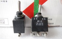 Japan NKK WT-12 button switch 3-pin 2-speed rocker arm rocker power switch with screw fixed 6A250V