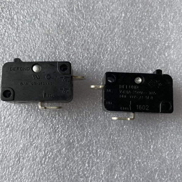 DMC-1115 defond Hair dryer hot and cold air power button micro switch 2-pin air duct switch normally closed 15A250V