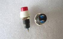 SCI R13-84B circular push button switch 2-pin Latching power switch 1A250V hole 10mm