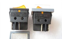 DRH-2415-3 waterproof  vacuum cleaner with light button switch 4-pin 2 position rocker switch 16A250