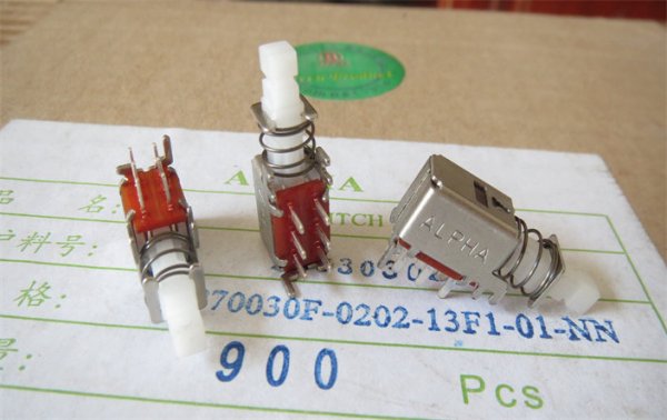 ALPHA SP70030F dual row 2X3 self-locking switch 6-pin button piano key power switch
