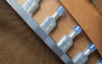 TE American AMP 3-520406-2 male and female plug terminal 6.3mm spring terminal block with sleeve 16-14