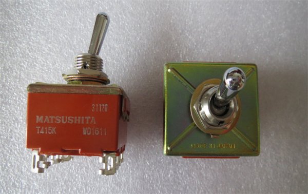 Japan Panasonic T415K toggle switch large button switch 8 feet 4 knives 2-speed shaking arm power switch 15A250V