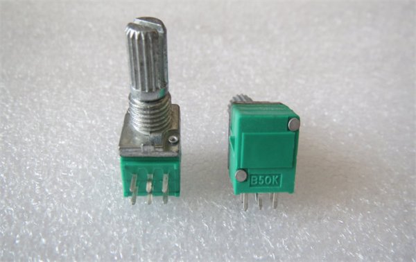 RK0911 type B50K double sealed precision power amplifier audio volume B503 potentiometer handle length 15MM plum blossom handle