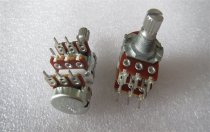 ALPHA 16 type B1K 3-unit Stepped Audio Volume Potentiometer for Hi-Fi Amplifier Speaker
