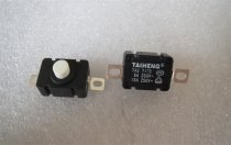TAIHENG flashlight self-locking switch 2-pin unit high current power switch 6A250V