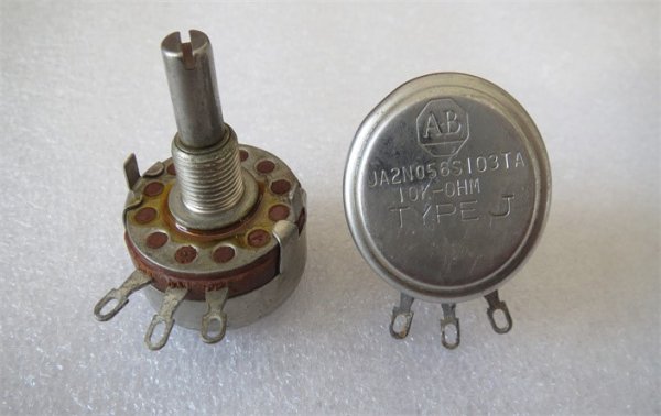 American antique AB JA2N056S103TA 10K tube amplifier potentiometer round handle handle length 22MM