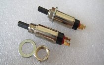 8732S1HZBE American C&K push button switch 2-pin gold-pin round normally open reset switch aperture 8mm