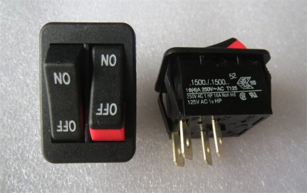 1500 in stock British ARCOLECTRIC ship-type switch 4-foot double-open 2-speed rocker arm power switch 16A