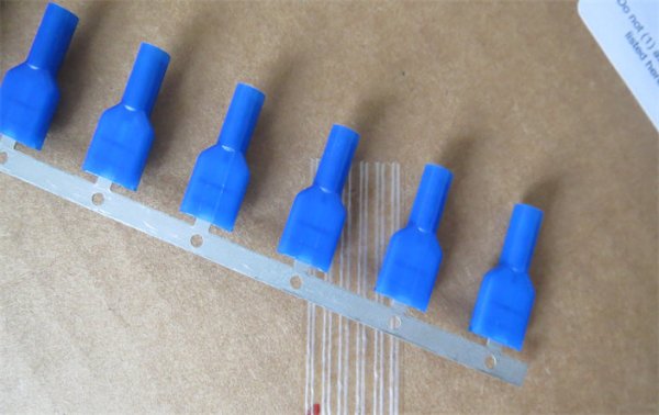 0190020027 American Molex male and female plug terminal 6.3mm spring terminal block with sleeve 14-16