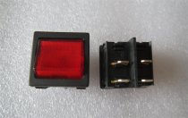 R13-33 SIC lighted TV power supply rocker switch 4 feet 2 gear rocker switch 6A250V