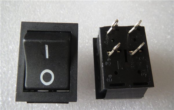 1550A ARCOLECTRIC rocker switch 4-pin 2 position 16A