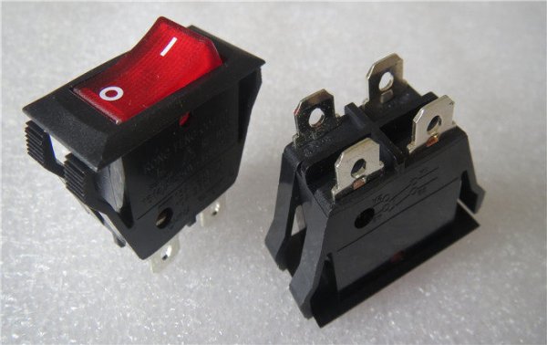 RF-1009 RONG FENG rocker switch with light 16A