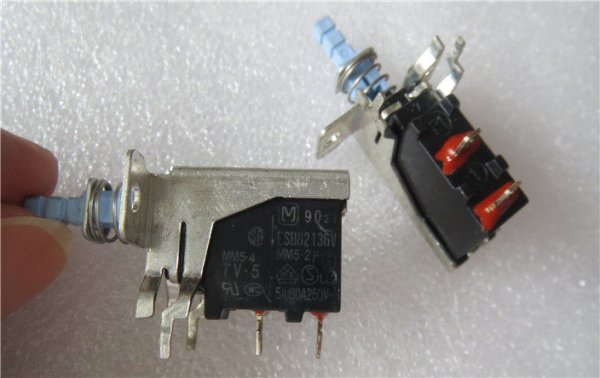 ESB82136V Panasonic lockable power switch chassis amplifier power switch 5A/80A250V