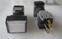 AH165-TL5 Japan Fuji Illuminated Latching Switch 6-Pin Push Button Locking Power Switch 5A 250V