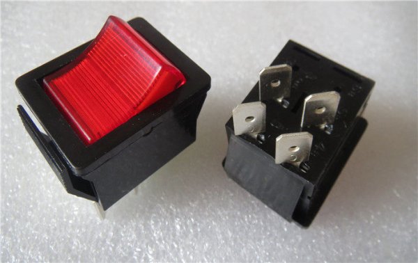 C1553VQ British ARCOLECTRIC popcorn with light 4-foot 2-speed rocker rocker ship switch