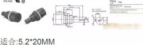 Japan EDK FH-033 Fuse Holder 10A 250V 5×20mm FUSE