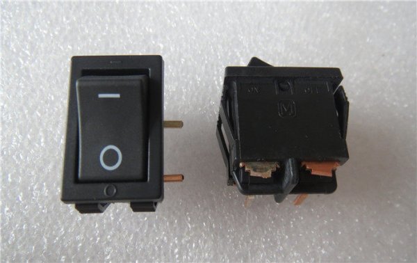 15*21 Zebra printer power board button 2/4 feet 2position bent foot rocker switch 10A