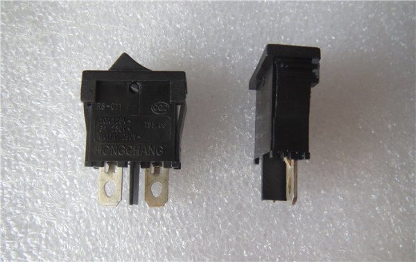 RS-011 Ultra-Thin Power Rocker Switch for Skyworth/LG/Letv LCD TV Size 21×9.5mm