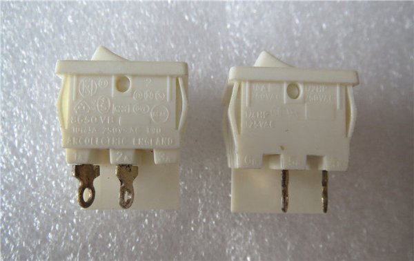 ARCOLECTRIC 8650VB rocker switch 4-pin 2gear rocker power switch