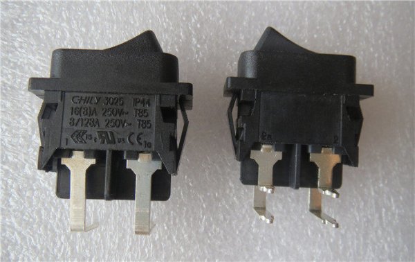 3025 Zebra ZM400 ZM600 ZT410 ZT420 printer power rocker switch bent foot 4-foot