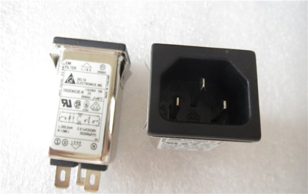 10A Delta DELTA filter 10GENG3E power inductor filter pin socket
