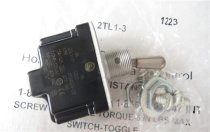 American Honeywell 2TL1-3 waterproof and dustproof large toggle switch 6-pin 2-speed rocking switch 15A