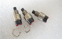 8551  C&K Miniature Push Button Switch  2-Pin Momentary Power Switch 3A 120VAC  Mounting Hole 6.3mm SPST NO