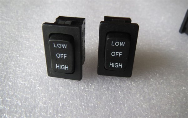 FirePhoenix hair dryer hot and cold switch 3pin 3 speed rocker switch accessories 7.5A