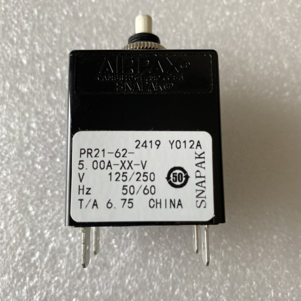 PR21-62-5.00A-XX-V AIRPAX snapak Circuit Protection Circuit Breakers new original
