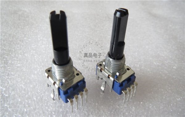 Fuhua FD142 type 103B double 4-pin mixer audio B10K potentiometer handle length 23.5MM