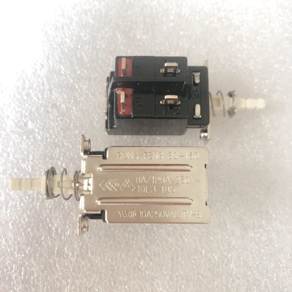 SS-160 RONG FENG power button amplifier TV self-locking switch 8A/128A250V