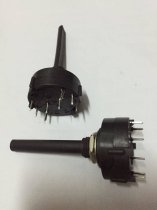 US C&K Rotary Switch 2.5A 125VAC, 1A 250VAC  8-Pin 3-Position  half Shaft New