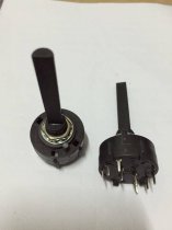 US C&K Rotary Switch 2.5A 125VAC, 1A 250VAC  8-Pin 3-Position  half Shaft New