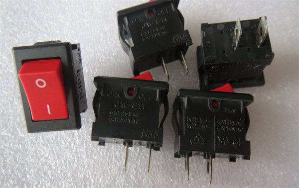 JW-S11 NKK high current rocker power supply  2 feet  2 gears  10A250V