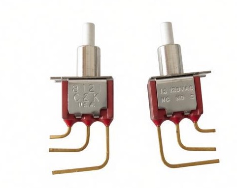 8121 American C&K button reset switch 3-leg side bend foot button light touch power switch 1A120V