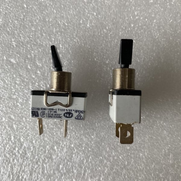631NH APEM toggle switch 2pin 2 gear 15A250V