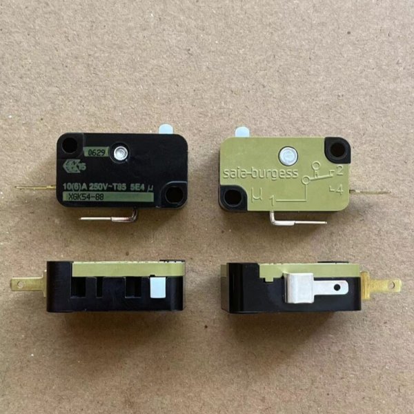 SAIA-BURGESS XGK54-88 Micro Switch 2 Pins 10(6)A 250V T85 5E4 Normally Open