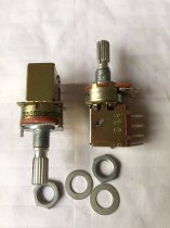 Japan NOBLE B500K Guitar Push-Pull Coil-Splitting Potentiometer 15mm Shaft with Nut & Washer New