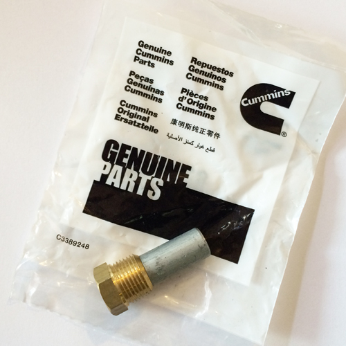 Onan 0130-4434 pencil-zinc 22.5KW and below genuine parts