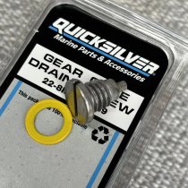 Gear case drain screw 22-8M0058389 Mercury origin