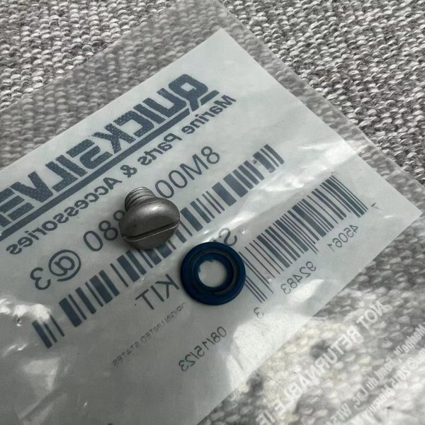 8M0082880 Screw Washer seal kit Mercury Mariner Outboard Gearbox Drain Fill