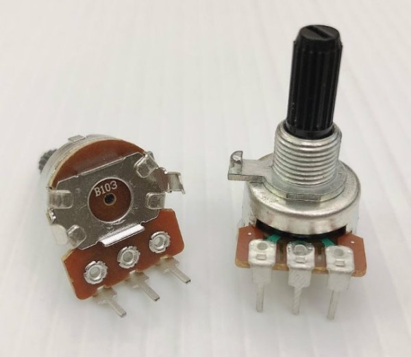161 type amplifier volume potentiometer 3-pin vertical computer speaker receiver mobile speaker B10K A10k