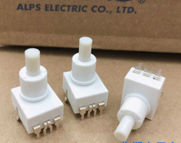 ALPS double tone key type SPED220200 car ceiling light white switch button 4 pins