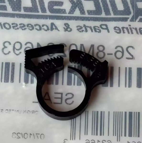 Fuel Line hose clamp mercury origin